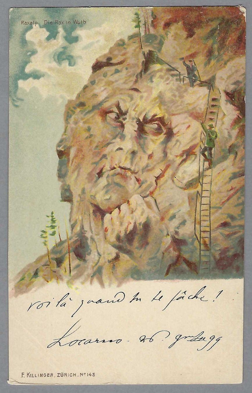Ansichtskarten: 1899, COMPTON, RAXALP, (KILLINGER, No. 143) – Gebraucht aus Pura von ulisse1957