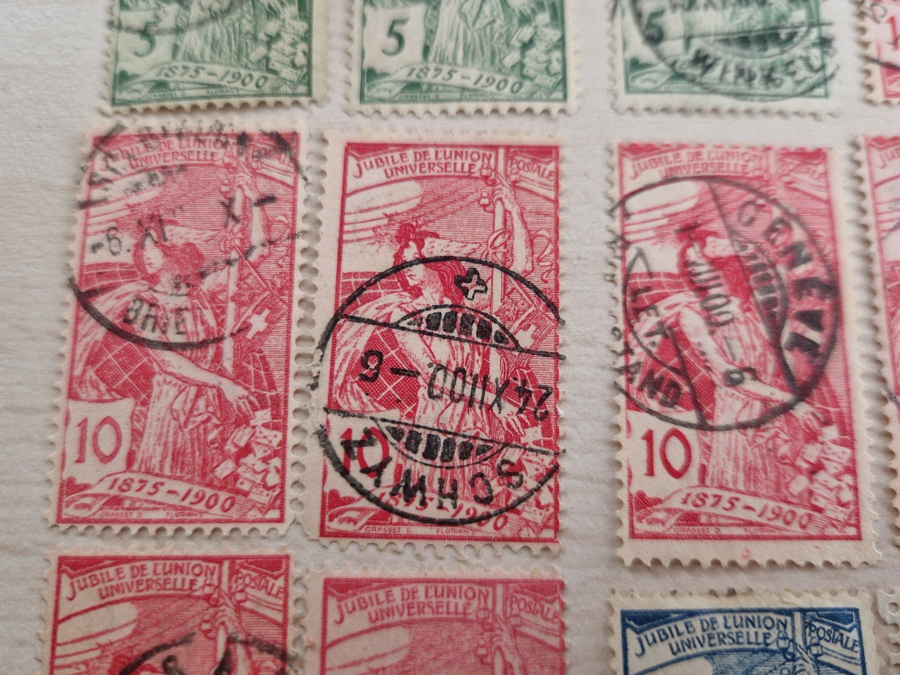 Alle Briefmarken: Ansammlung UPU, ab 1.- – Gebraucht aus Burgdorf von Glossy01 4