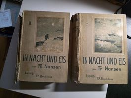 In Nacht und Eis - Fridtiof Nansen - 1897 - Band 1 und 2