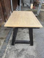 Eichen Esstisch/Pult Tisch, Eiche/Metall, 120 x 80 cm