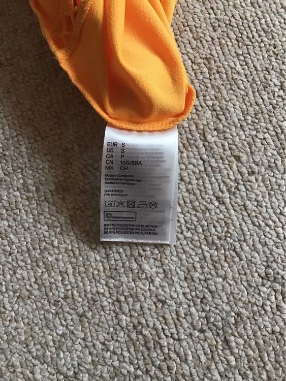 Top: Body von H&M Grösse S orange – Nuovo (secondo la descrizione) da Bern venduto da alimajd 3