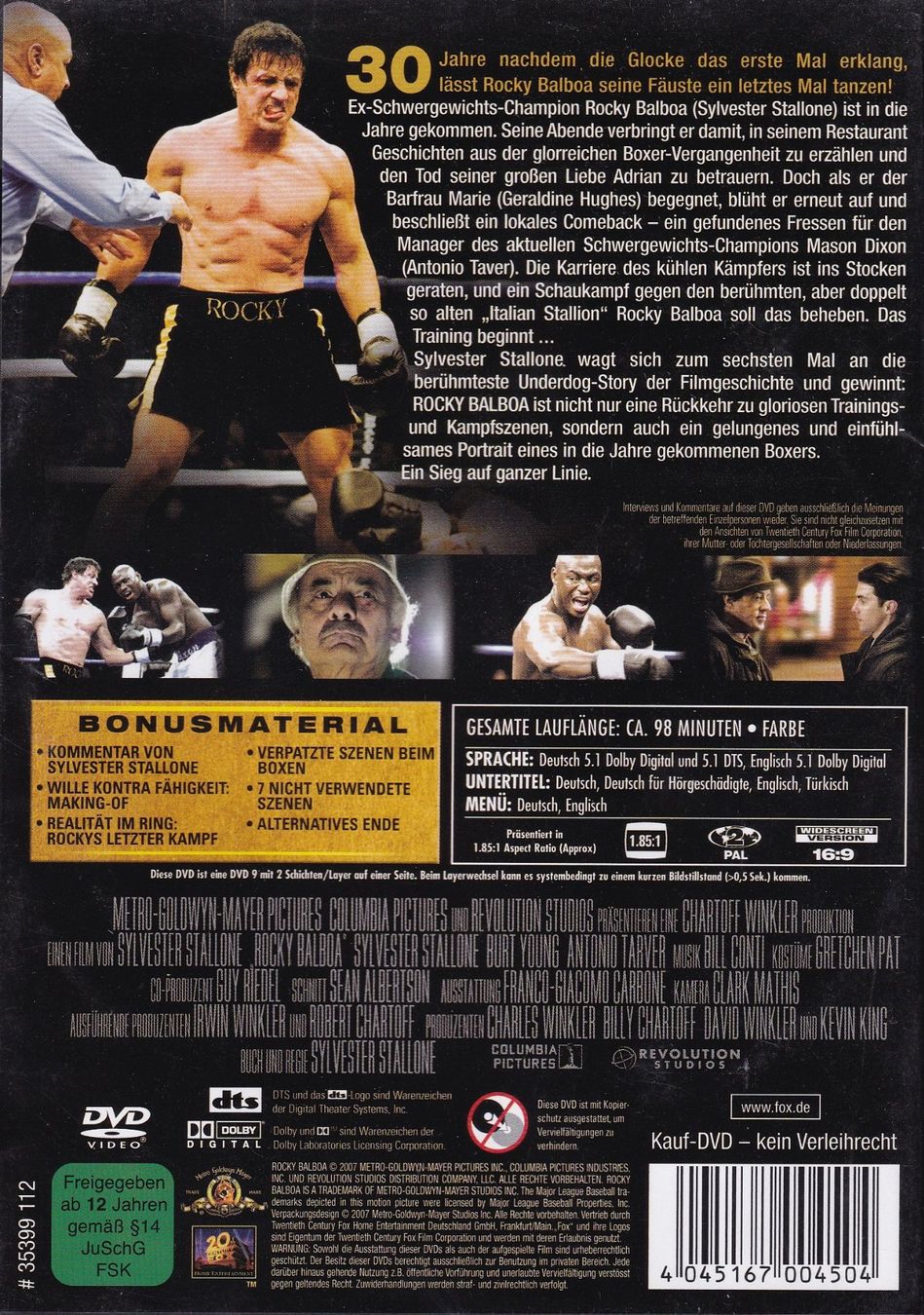 Tutti i DVDs: DVD ab Fr. 1.--, Rocky Balboa – Usato da Lausen venduto da Mondeo10628 1