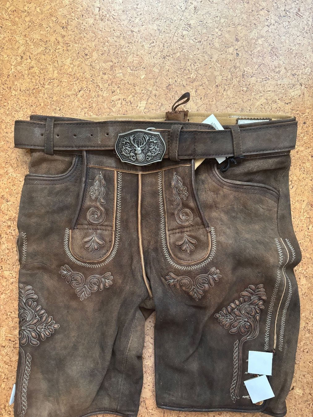 Pantalons: RUDI - Lederhose - Braun – Neuf (Voir description) à Ruswil par haf_b2gy