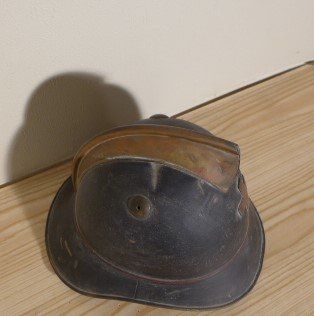 Schweizer Armee Pompieri: Alter Feuerwehrhelm, Metall, Schweiz. – Usato da Zürich venduto da inf_gt6t 4