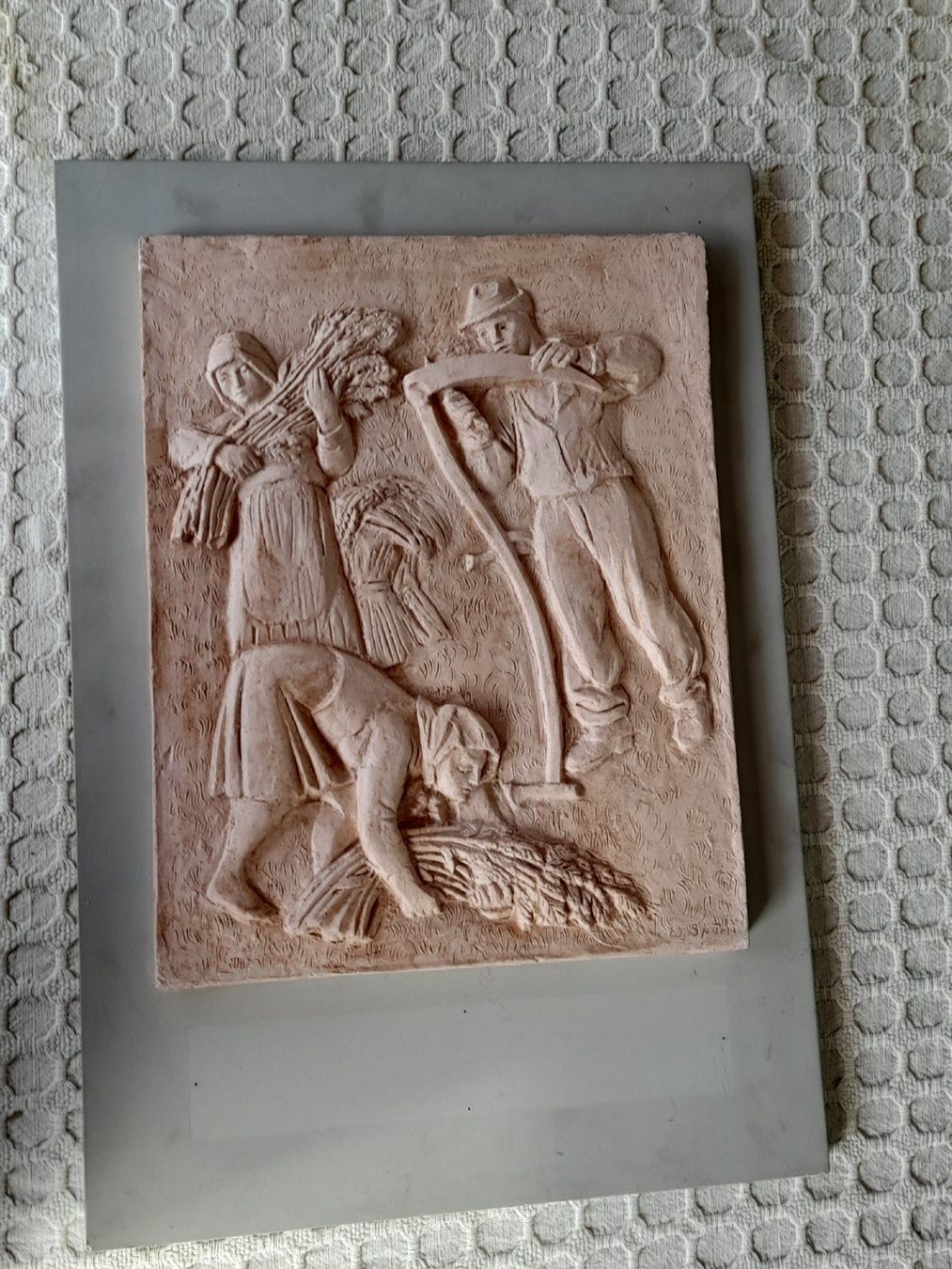 Sculture & Statue: Eduard Spörri Terracotta Relief – Usato da Thun venduto da Treff.....e 8