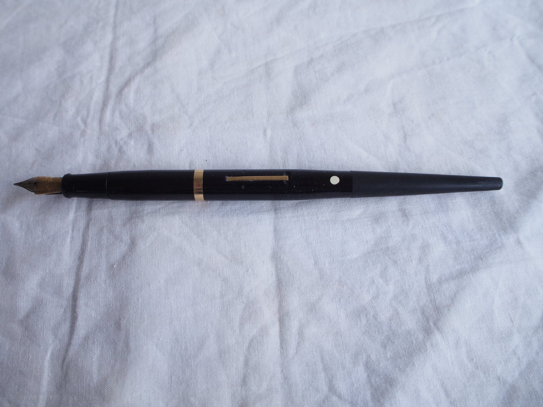 Penna & Evidenziatori: Sheaffer stylo de bureau, résine noire. 1930 – Usato da Meyrin venduto da SRkaem