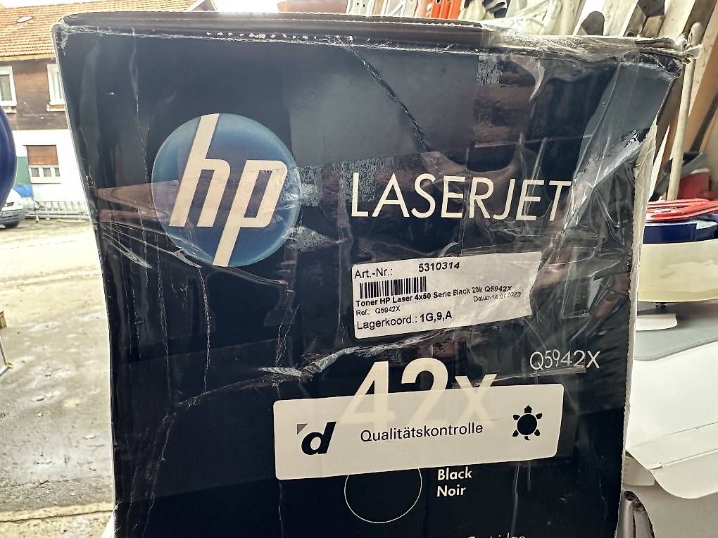 Hewlett Packard Cartucce per stampanti & toner: neuer Toner HP 42x, schwarz – Nuovo (secondo la descrizione) da Necker venduto da liq24 3