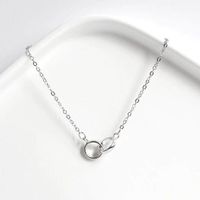 Doppel Ring Armband aus Silber