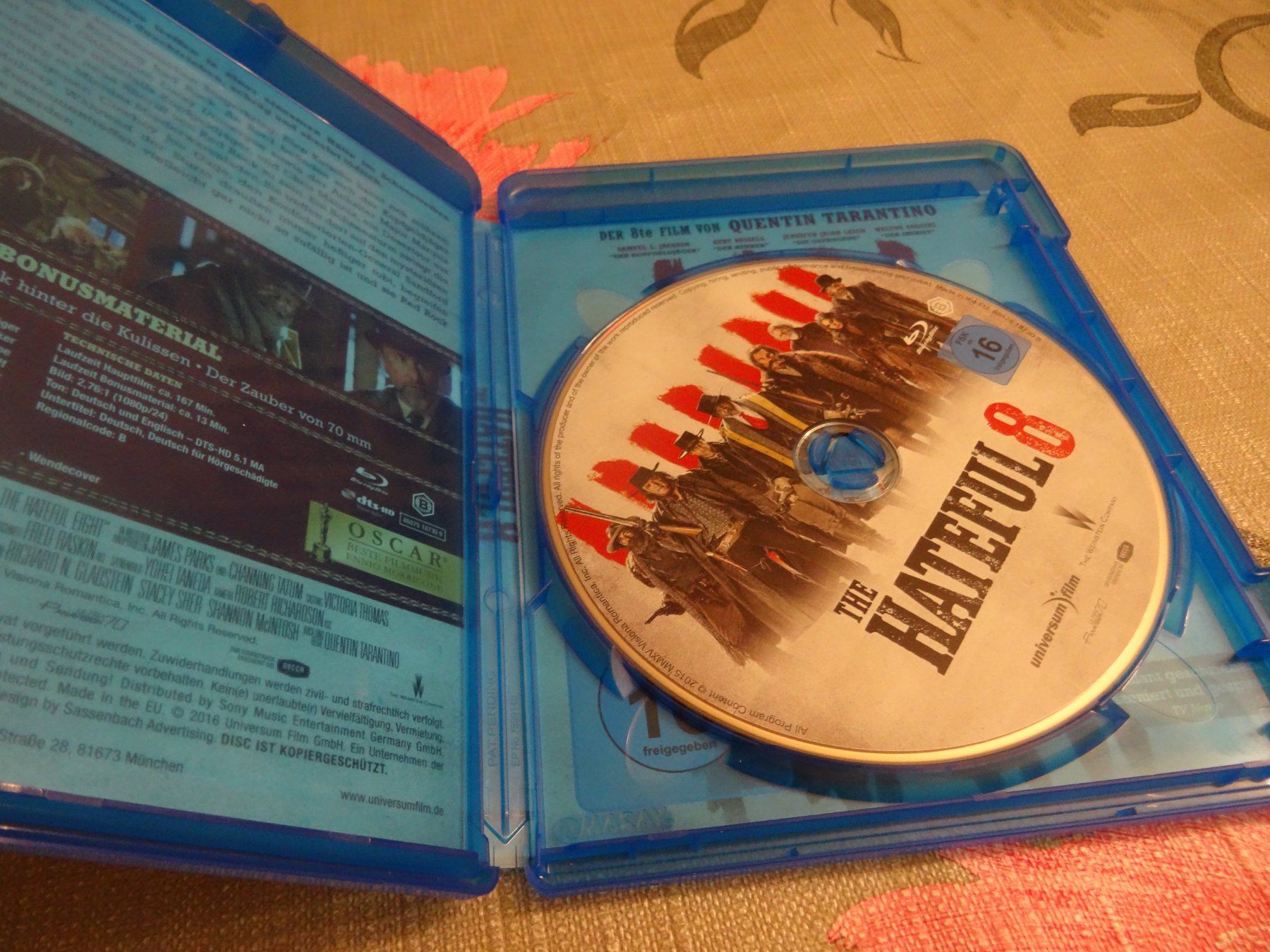 Tutti i DVDs: The Hateful 8 - Quentin Tarantino Blu-ray – Usato da Olten venduto da Disc-Verkauf 1