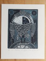 Exlibris Juri Jakovenko - Original Farbradierung signiert