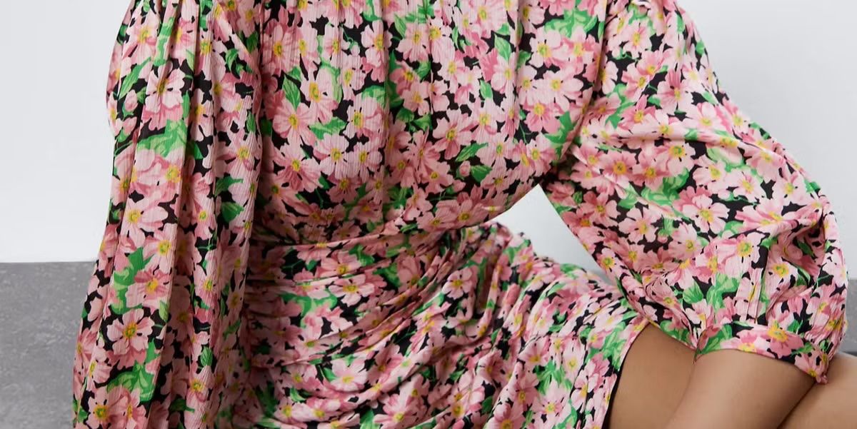 Zara Robes: ZARA 🩷💚🖤 mini robe à fleurs NEW! L – Neuf (Voir description) à Muraz (Collombey) par iLoveNYC 1