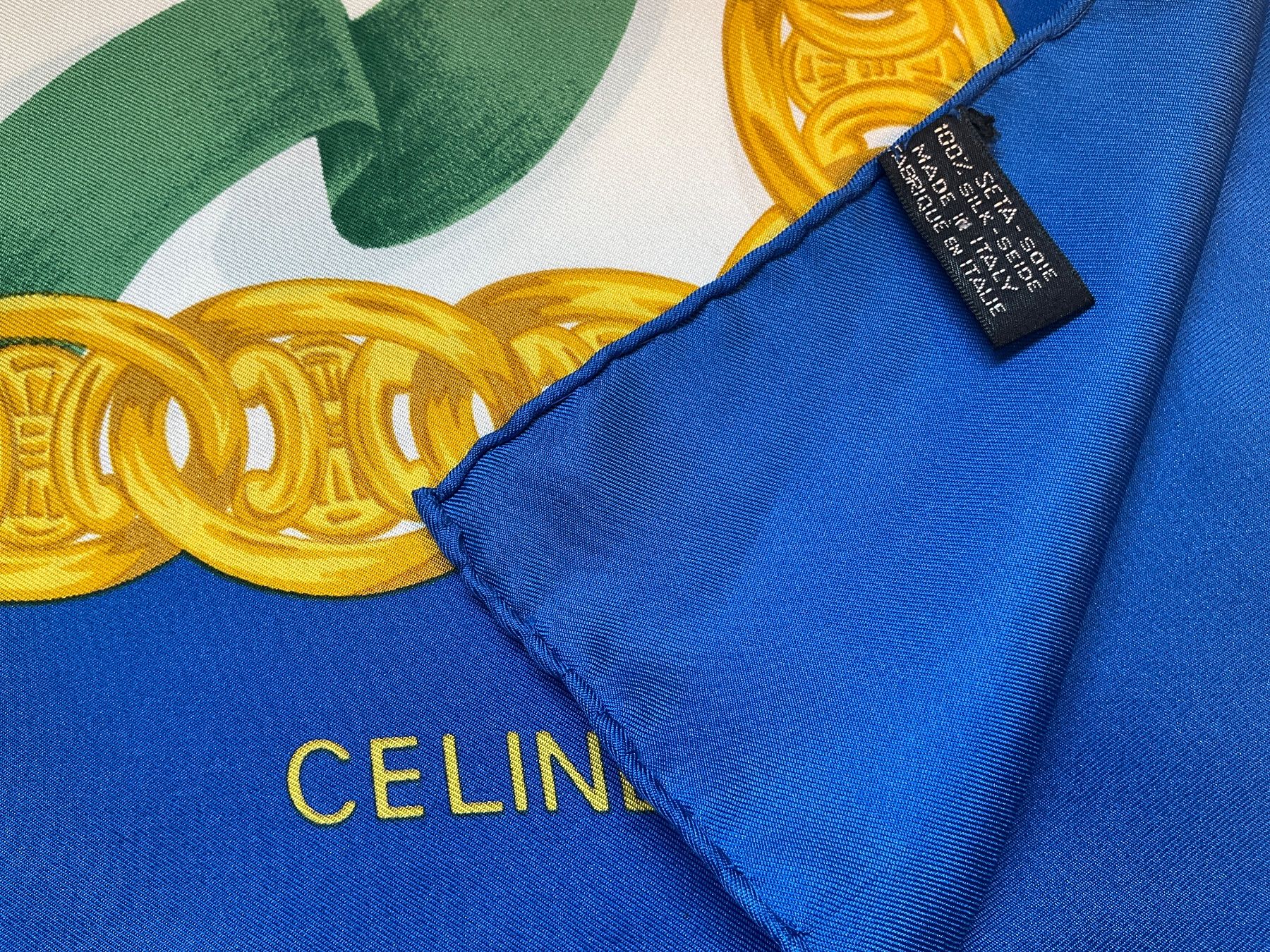 Celine Foulard & Sciarpe: Seidenschal von Celine Paris – Usato da Basel venduto da EllaNora 3