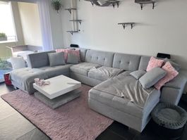 Grosses Sofa U-Form gut zerlegbar