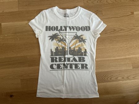 Y2K Topshop Baby Tee - "Hollywood Rehab"