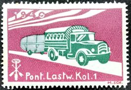 Soldatenmarke 2.WK, Pontonier Lastwagen Kol 1, Wi Pont 2