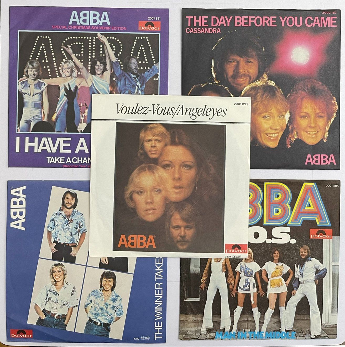 Vinyles: Summer Sale ab 1 CHF:  5x ABBA Singles – D'occasion à Frenkendorf par Yard-Sale-2000