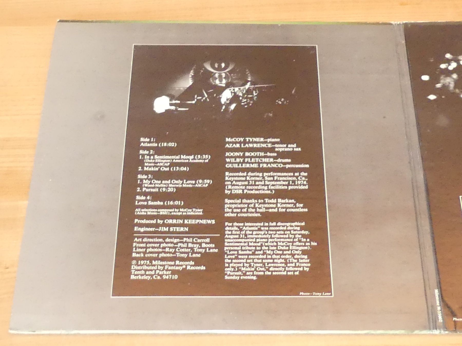 Dischi in vinile: McCOY TYNER: ATLANTIS - MILESTONE - 2 LPs – Nuovo (secondo la descrizione) da Fahrwangen venduto da Swirl2 1