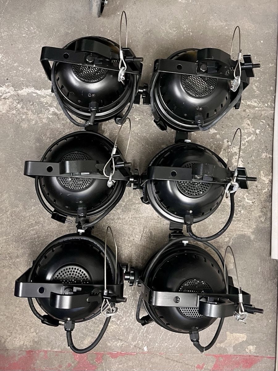 Fari: Set 6x PAR-64  Short / 500w / Accessoires  – Usato da Genève venduto da RVA_GVA