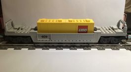 Lego Eisenbahn 4549 Container Güterzug Wagen 9V Zug