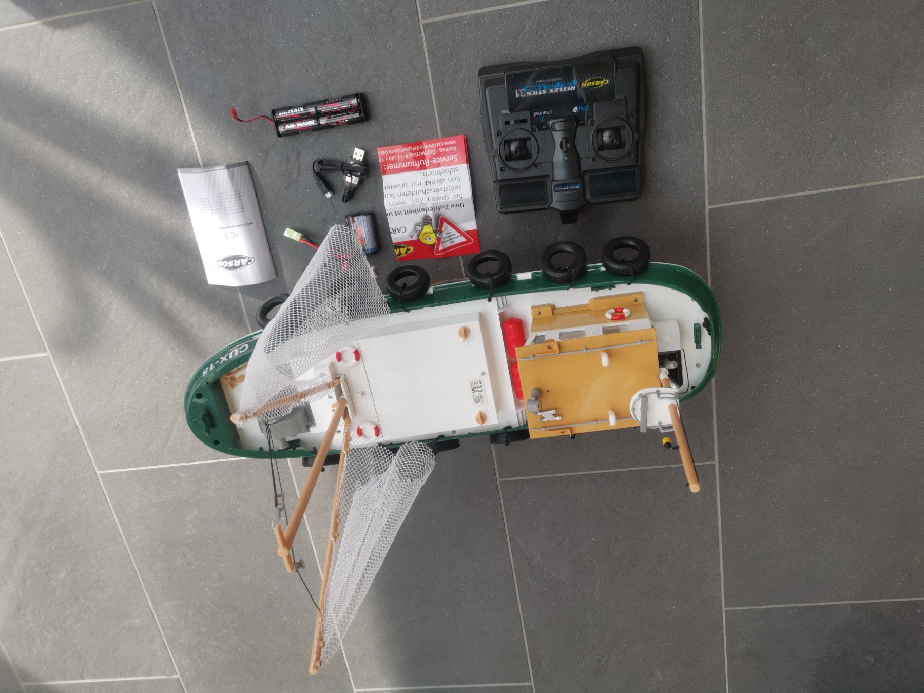 Carson Modellismo RC: CARSON Cux-15 RTR RC-Fischkutter – Nuovo (secondo la descrizione) da Kirchberg BE venduto da sonne88 3