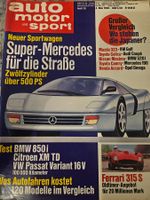 AMS 10/90 Toyota Celica Turbo Maxima Camry BMW 850i XM xx