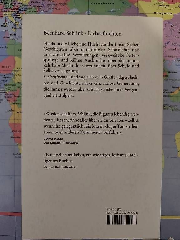 Libri: Bernhard Schlink, Liebesfluchten – Usato da Gümligen venduto da pre_z2wf 1