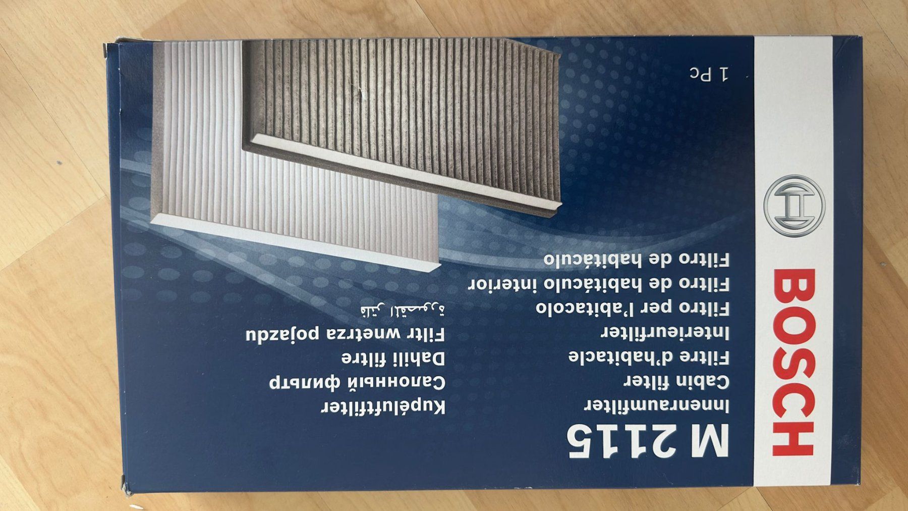 Bosch Tutti pezzi di ricambio auto: Bosch_Innenraumfilter_M2115_CABIN_FILTER – Nuovo e nell'imballaggio originale da Adliswil venduto da kuz_k9cj 3