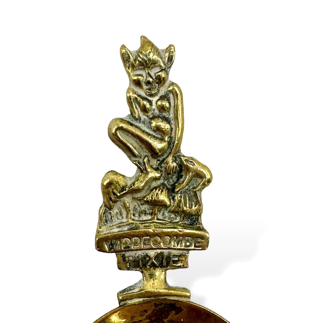 Cucchiai: Cuillère Widdecombe Pixie en bronze et laiton massif vintage – Usato da Morges venduto da MeeBee