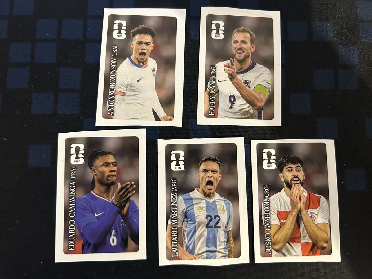 Panini Carte collezionabili: 5x Kleber Panini Coca Cola WM 2026 – Nuovo (secondo la descrizione) da Liebefeld venduto da Lev-Or