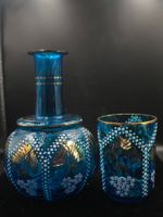 Antike Karaffe und 1 Glas