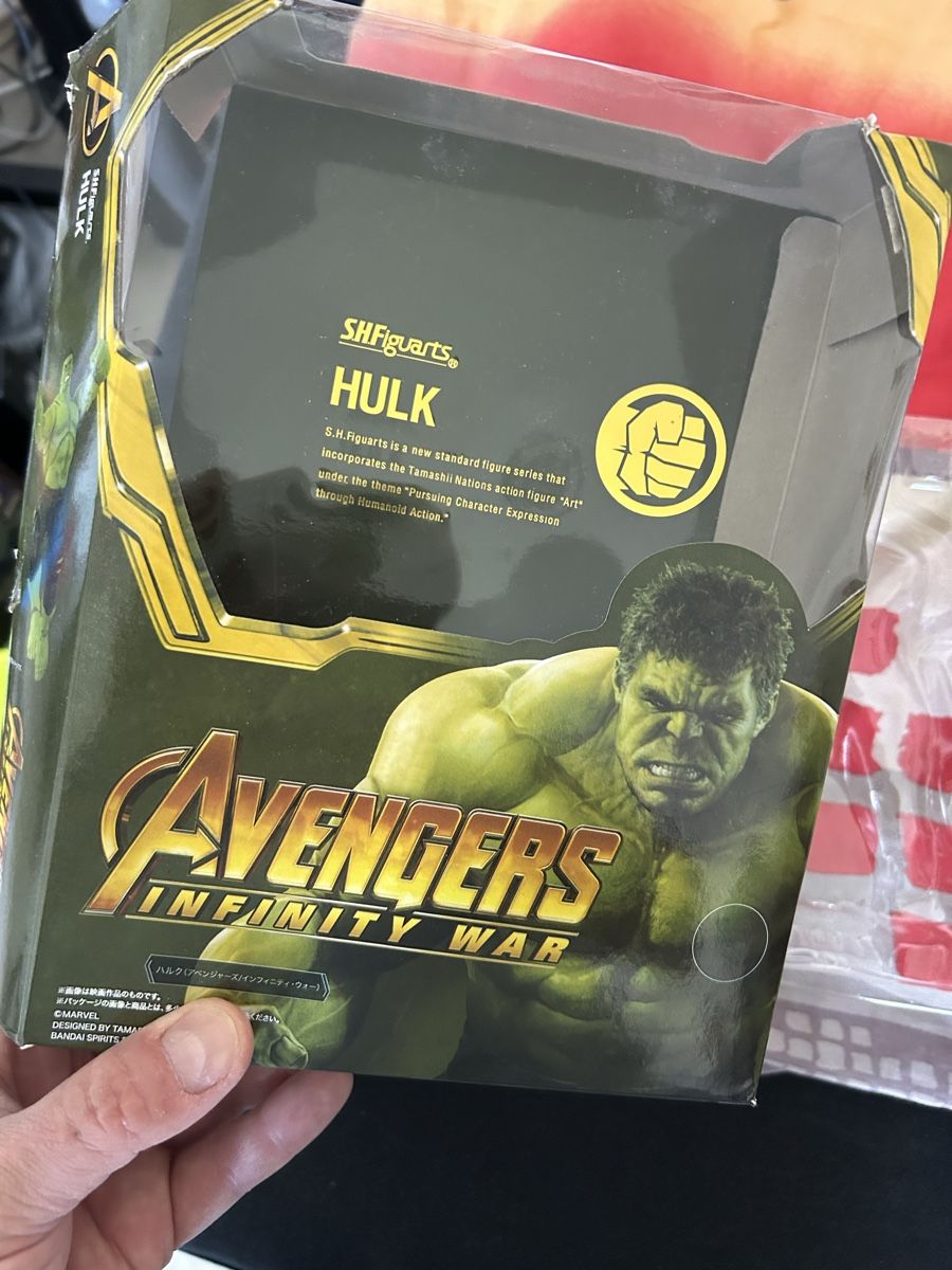 Marvel Statuette: S.h.figurarts Hulk Actionfigur – Usato da Scherzingen venduto da SER_610 1