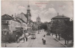 SCHAFFHAUSEN Bahnhof, Post, Strassenbahn, Tram