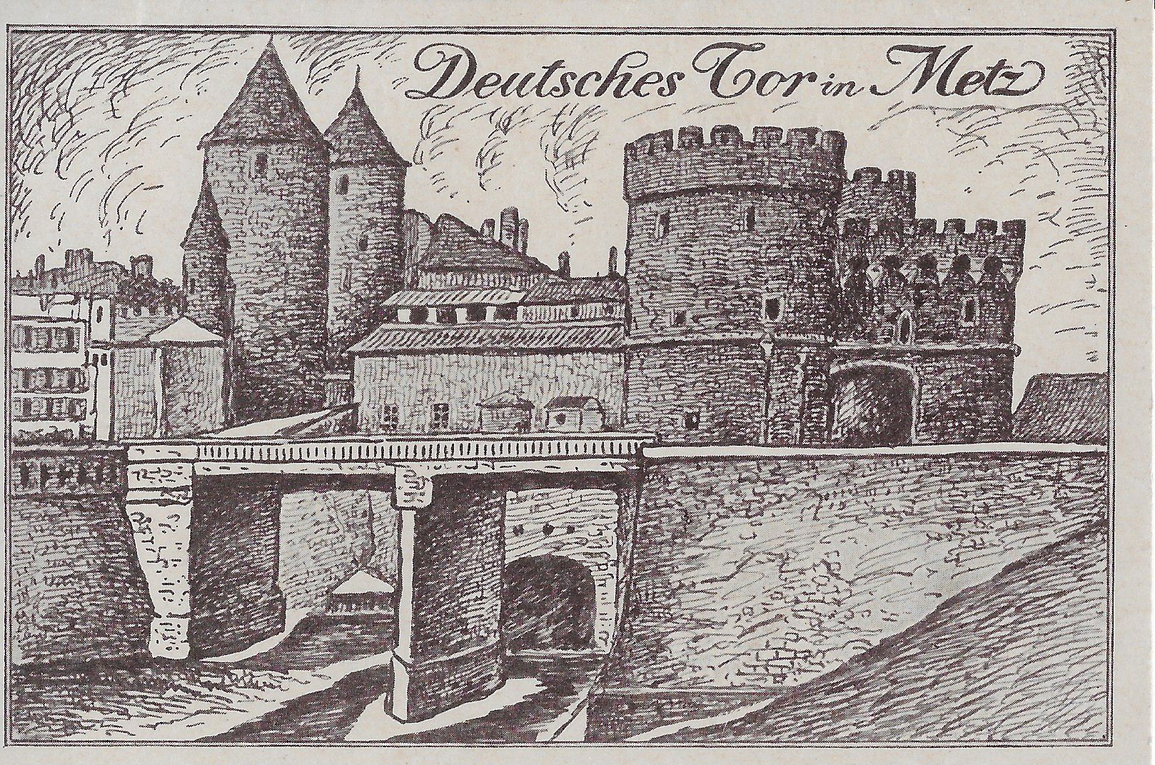 Cartoline postali: "Deutsches Tor" in Metz, 1916 – Nuovo (secondo la descrizione) da Altstätten SG venduto da alpalfa