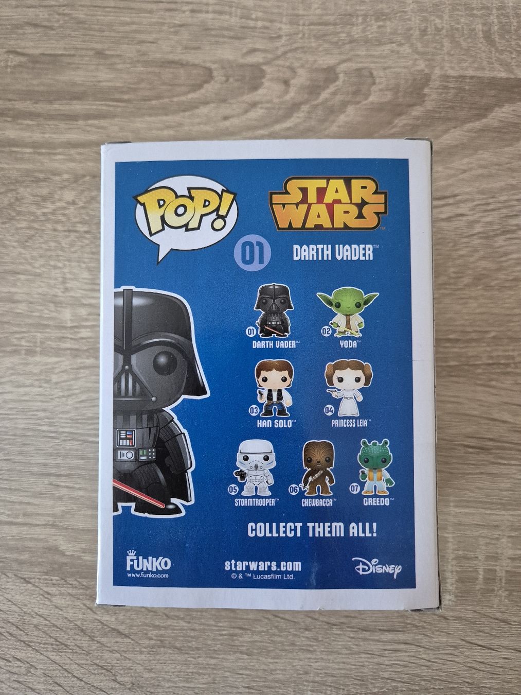 Funko Statuette: Funko Pop Star Wars Darth Vader 01 - Boîte Impeccable – Nuovo e nell'imballaggio originale da La Chaux-de-Fonds venduto da joa_5yfy 2