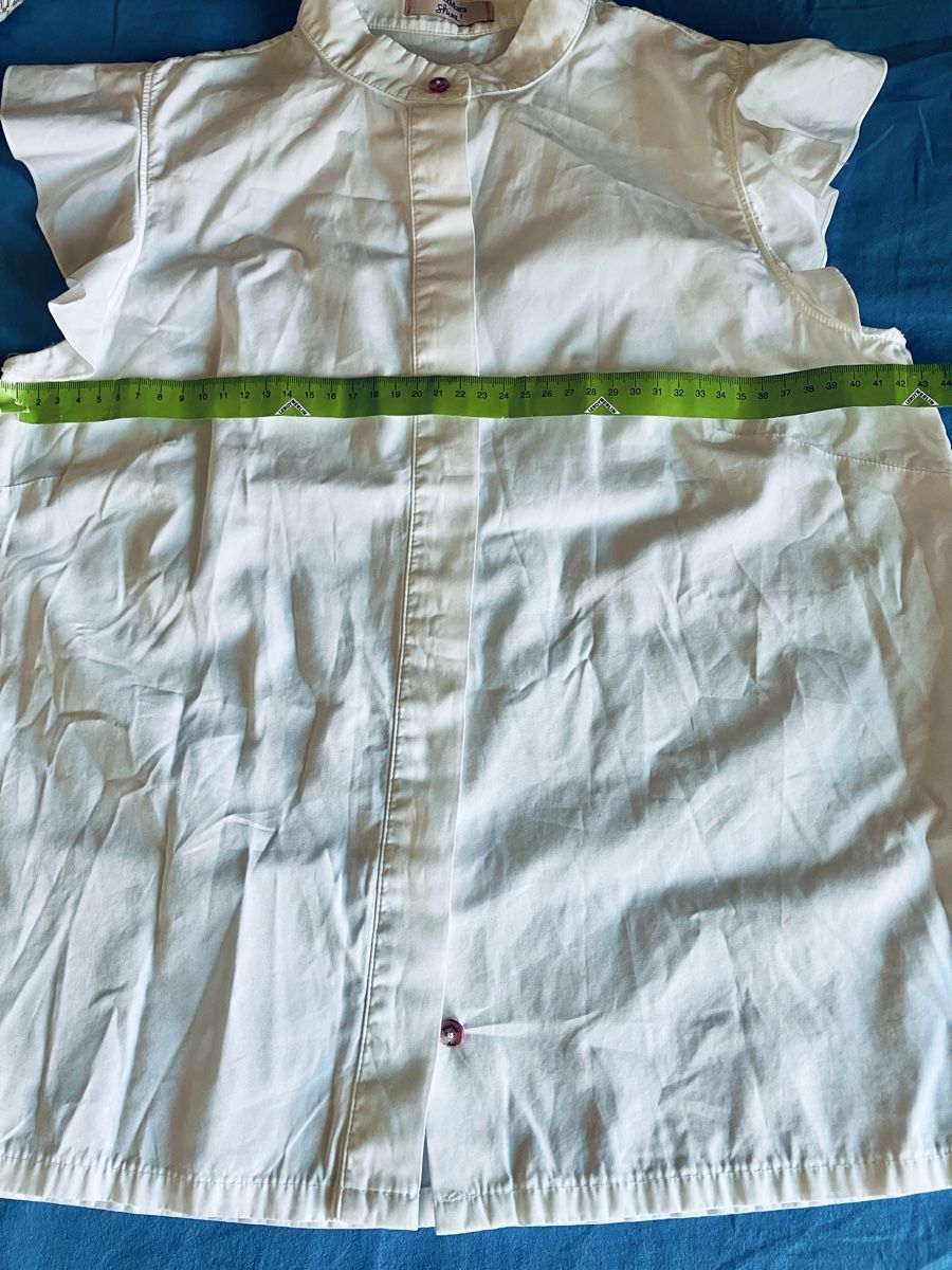 Max Mara Blusen: Camicetta bianca Max Mara, XS/S – Neu (gemäss Beschreibung) aus Lugano von jfo_7lsm 5