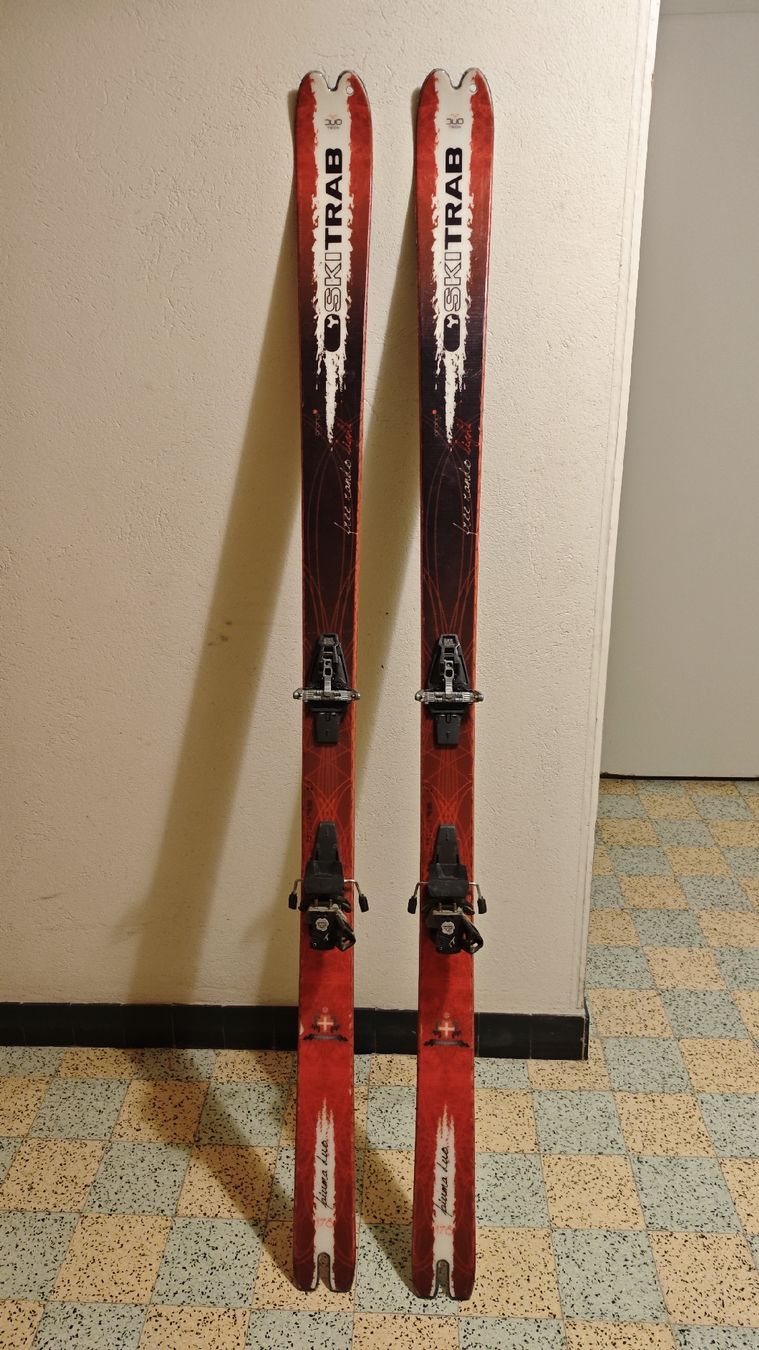 Sci: Skis de randonnée Trab Duo Freerando, fixations, TBE – Usato da Fribourg venduto da lf87