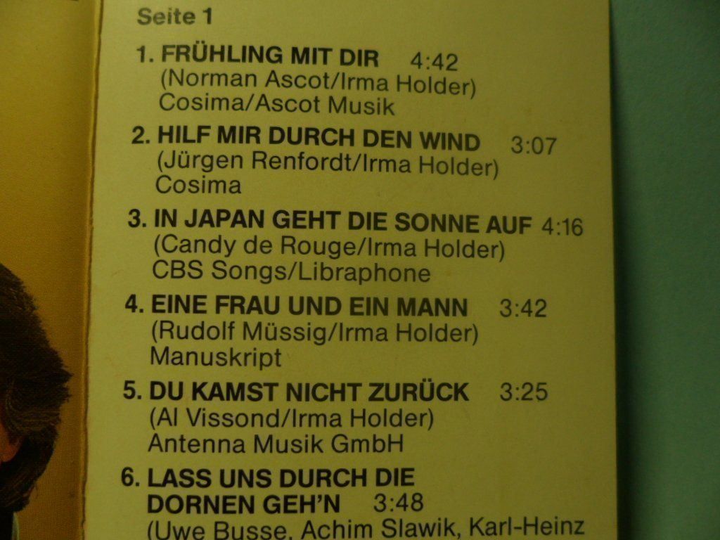 Kompaktkassetten: Roy Black  *  Herzblut – Gebraucht aus Langnau i. E. von mar_hw58 1