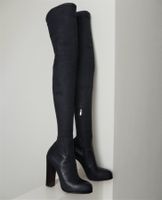 Orig. CELINE Overknee Boots in Navy Gr. 38, Fr. 2'550.--