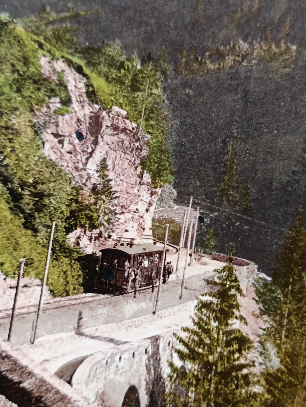 Foto & Immagini: Photochrom / Engelberg Bahn mit Titlis ca. 1890 – Usato da Brugg AG venduto da Ente015 1