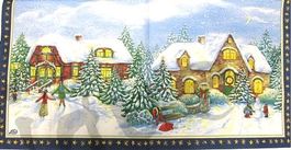 Serviette snow paradise (w330)