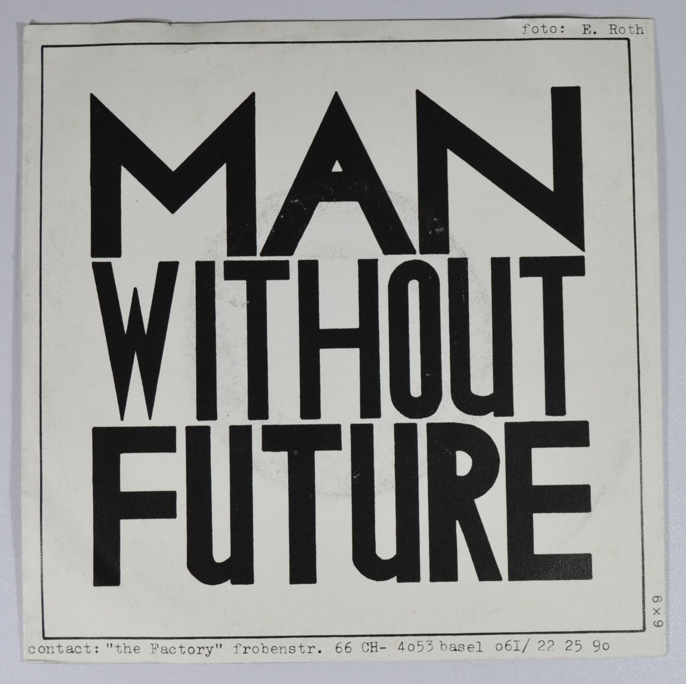 Dischi in vinile: CH-Single: MAN WITHOUT FUTURE - Over Your Shoulder – Usato da Frenkendorf venduto da Yard-Sale-2000
