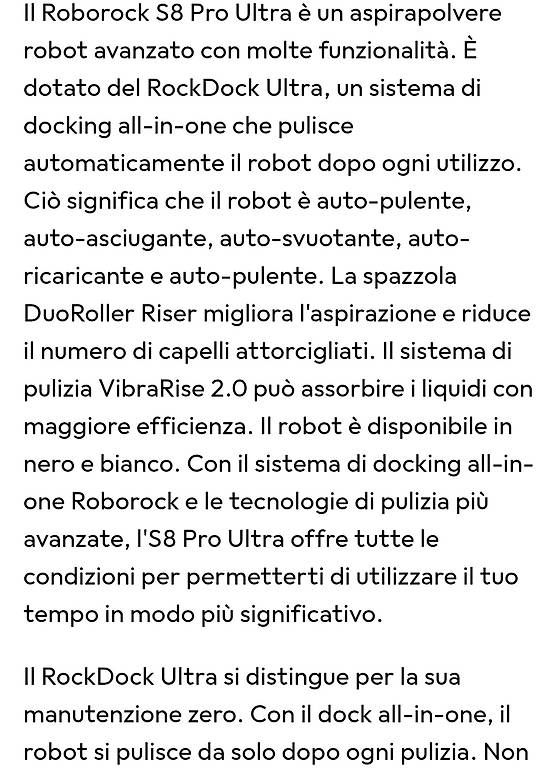 Aspirapolveri & Accessori: Roborock s8 Pro ultra  – Usato da Olivone venduto da xab_zkx8 1