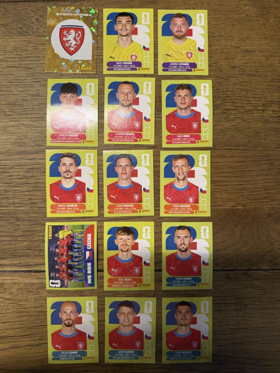 Panini Carte collezionabili: Panini WM 2026 Sticker, Diverse Tschechien – Nuovo (secondo la descrizione) da Seengen venduto da Gegu2