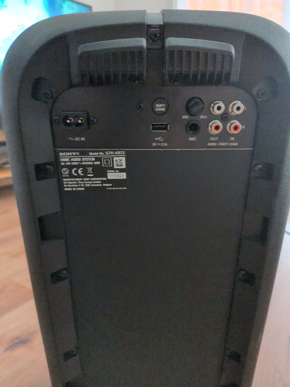 Sony Lautsprecher: Sony GTK-XB72 Partysystem gebraucht – Gebraucht aus Kiesen von Unchained_Raven 2