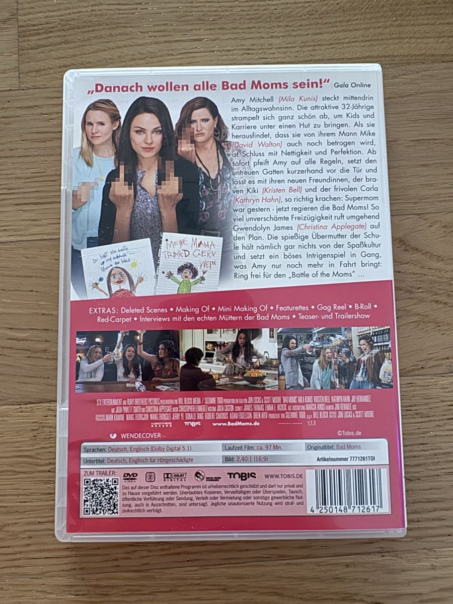 Tutti i DVDs: Bad Moms DVD – Usato da Glattpark(Opfikon) venduto da laura_studer 1