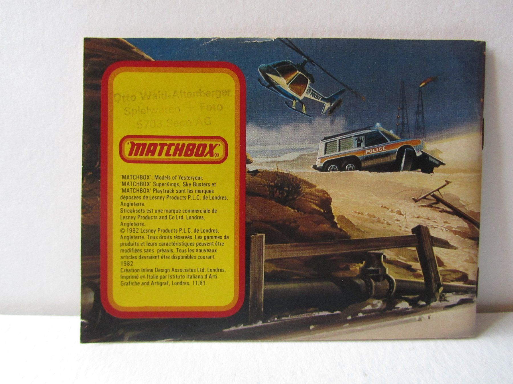 Matchbox Documents: Matchbox Prospekt von 1982/1983 – D'occasion à Weiningen ZH par dietsch57 1