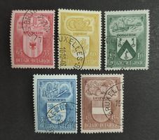 Belgien 1946, Satz gestempelt