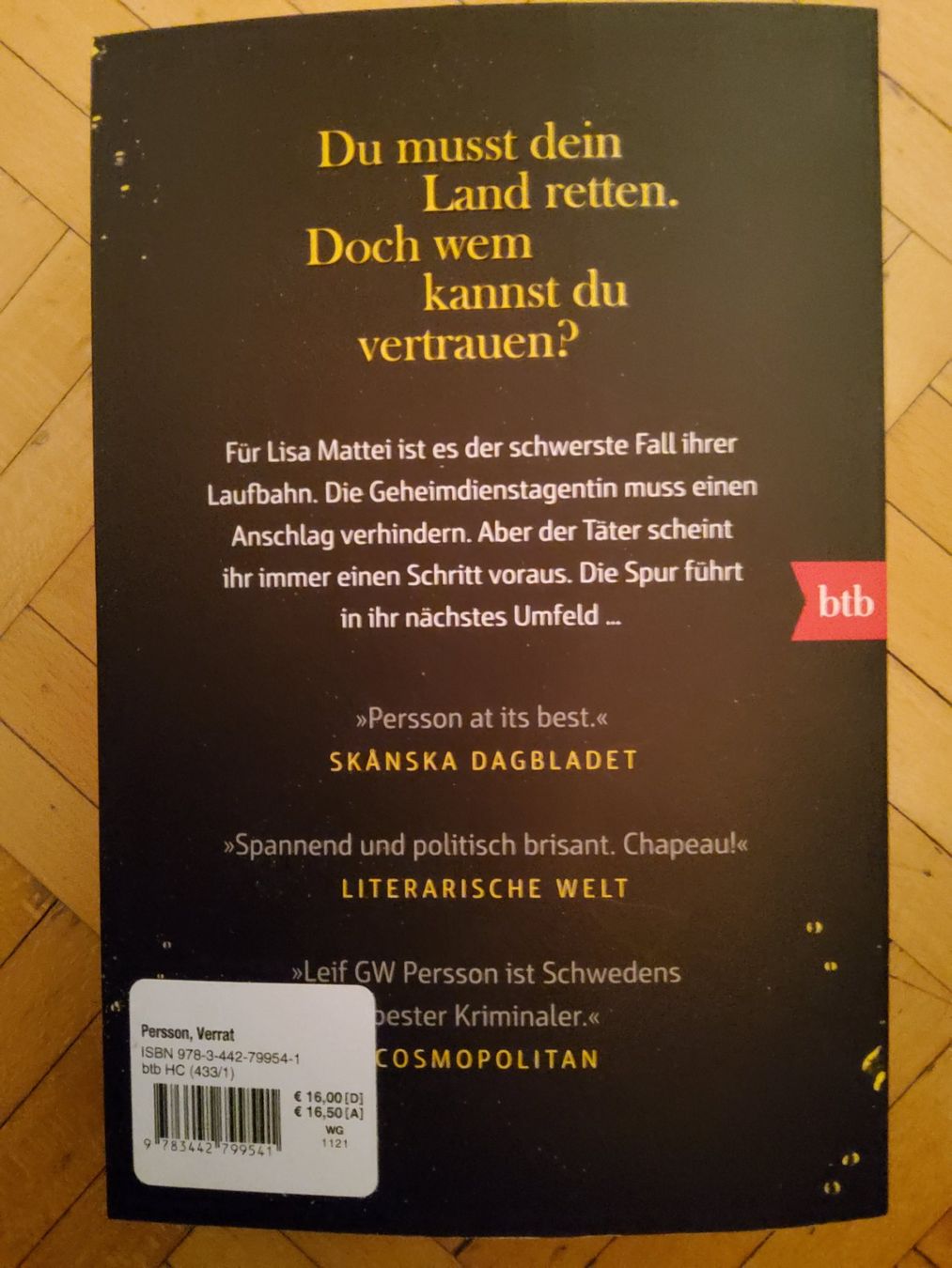 Libri: Leif GW Persson    Verrat – Usato da Arosa venduto da horseracing 1