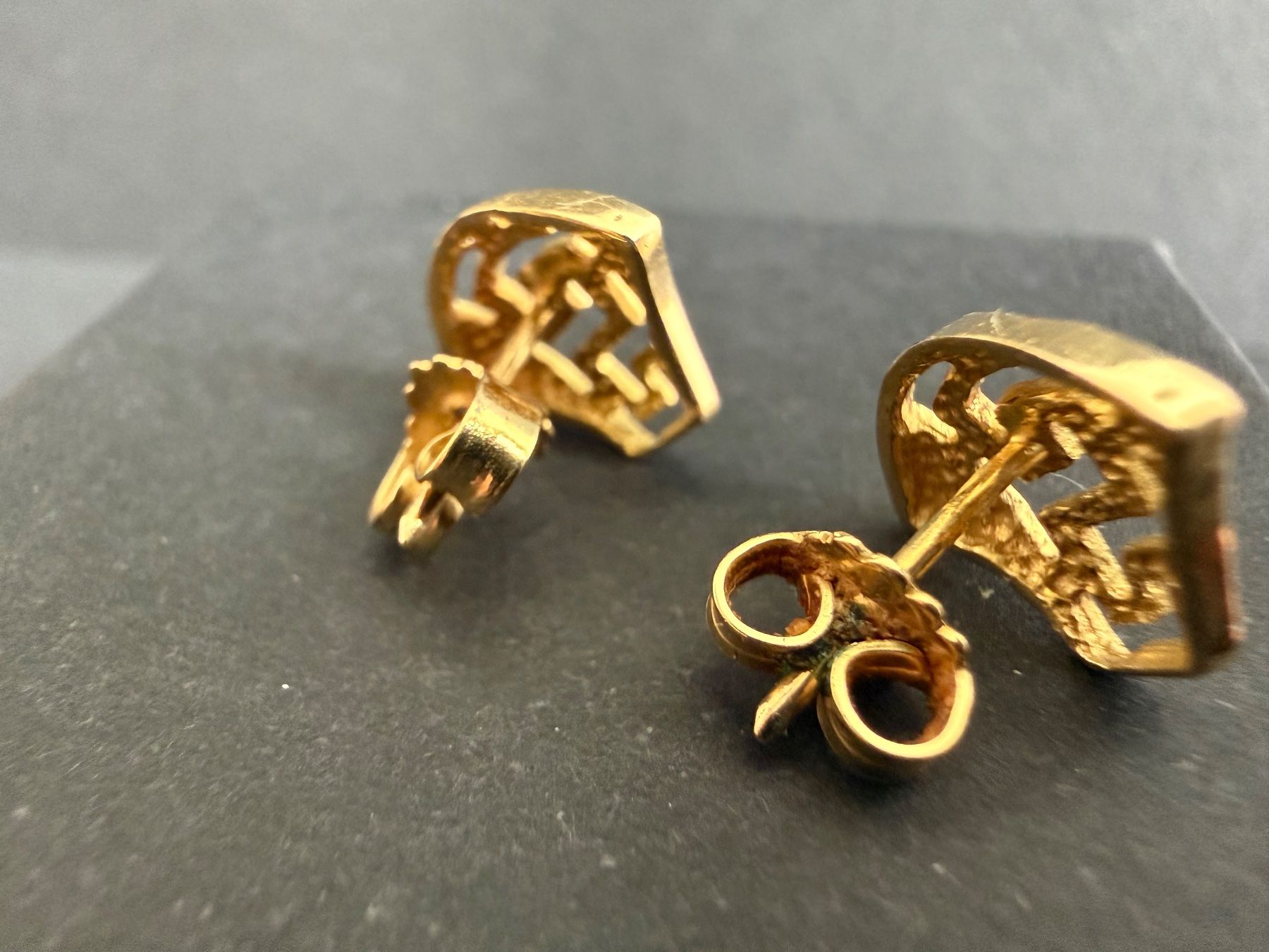Orecchini pendenti & Orecchini a lobo: Gelbgold Ohrstecker 750, 18K – Usato da Spiegel b. Bern venduto da Rogger72 6