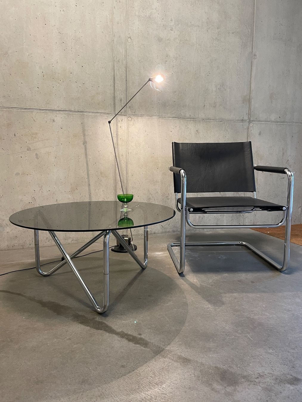 Tavoli: Stahlrohr Coffee Table/Couchtisch 1970er – Usato da Zürich venduto da starch.studio 5
